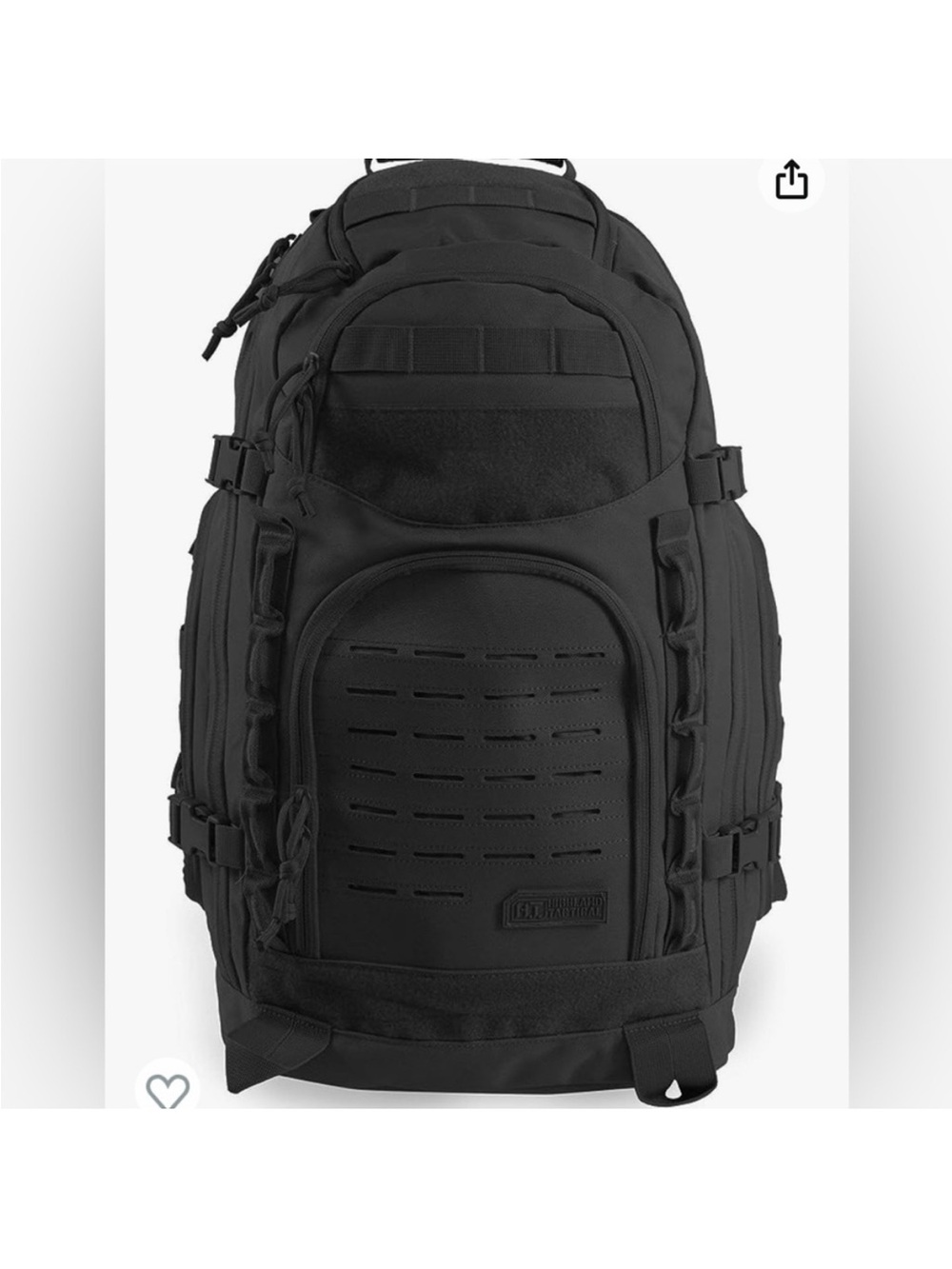Highland tactical Foxtrot 3 backpack black utility military